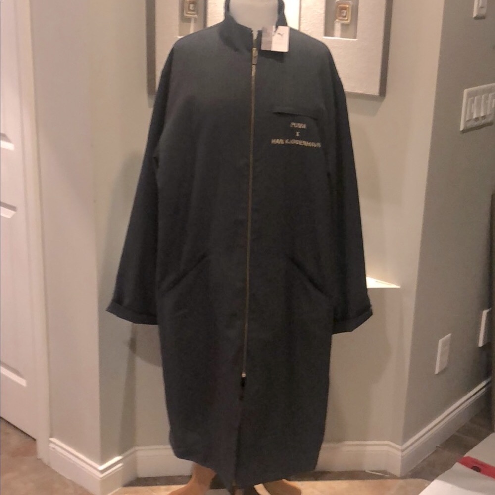 Unisex trench coat. Puma collab w HAN KJOBENHAVN